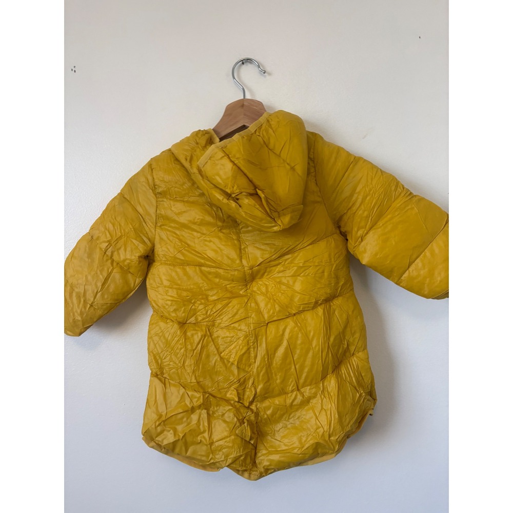 Hileelang Kids Yellow Dinosaur Puffer Coat – Size 100 (Approx. 3–4 Years) - Picture 6 of 7